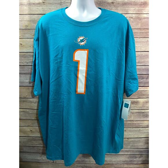 Tua Tagovailoa #1 Miami Dolphins Football Jersey Men’s Size 3XL NWT - Picture 1 of 9
